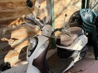 sym scooter 45 km geel kenteken bouwjaar 2012 — scooters | sym — marktplaats