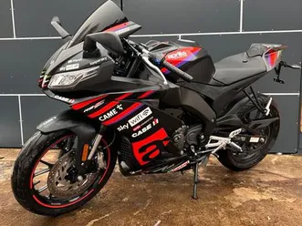 aprilia rs 125 replica mattschwarz