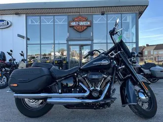 2019 harley-davidson softail flhcs heritage classic 114 flhcs vivid black (19my) custom/cruiser p...