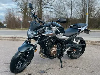 honda cb 500 f mit kurzem kennzeichenhalter!