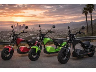 e-chopper blake, 45 km/h, 60v/40ah, rot | grün | matt schwarz