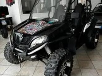 utv quad 4x4 targa bianca quadriciclo