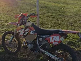 ktm 300 exc arancione