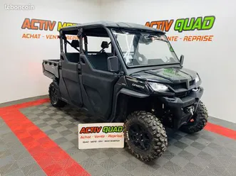 ⚫cfmoto uforce 1000 xl 6 places 4x4 t1 eps 2024 1.786 km avec pare brise inclinable et essuie glace électrique ⚫ - tva recuperable - activquad - envoi / reprise