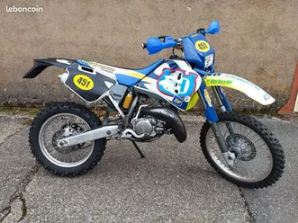 125 husqvarna wr 1998 ■moto restaurée et préparée pour l'enduro vintage prête à courir ■moteur reconditionné, roulements de châssis et suspensions révisées ■350
