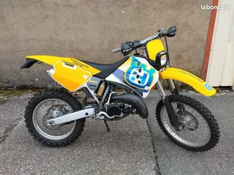 125 husqvarna wr 1999■moto restaurée et préparée pour l'enduro vintage prête à courir moteur neuf, roulements de châssis et suspensions révisées ■3000