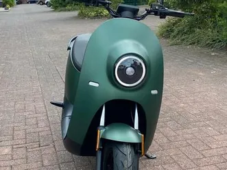 unu scooter elektro-roller grün, 50 km/h - fahrbereit
