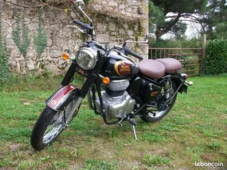 royal enfield 350 classic halcyon brown