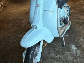 lambretta li lambretta 125 anno 1963 – targa e libretto origina blu/azzurro