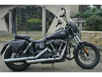 harley-davidson dyna street bob nero