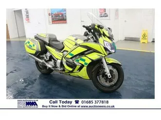2013 - 63 - yamaha fjr1300 tourer 1298 cc petrol paramedic motorcycle