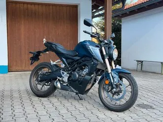 honda cb125r tüv - midnight blue