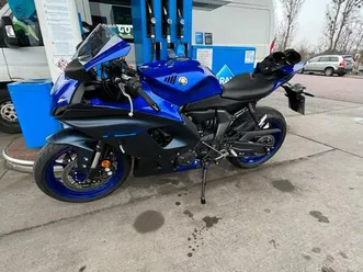 yamaha yzf-r7 supersportler blau