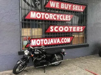 2008 triumph bonneville 800 classic black very clean only 6000 miles