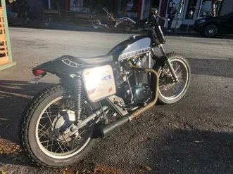 yamaha xs750 (xs650) shell thuet dirt track race bike,plated ,all new.