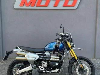 triumph scrambler blu/azzurro