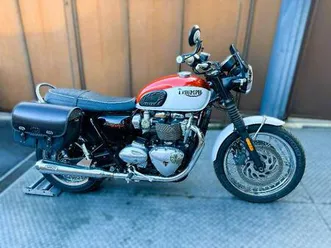 ② bonneville t120 1200cm3 bud ekins 2020 7200km gar 1.2.3ans