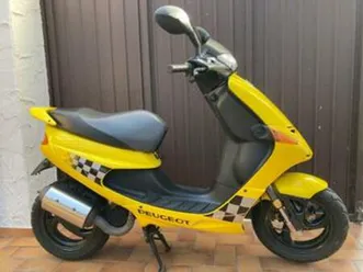 peugeot speedake geel izgst — scooters | peugeot — marktplaats