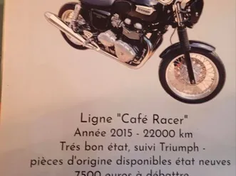 triumph thruxton café racer