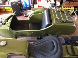 moto guzzi (i) v7 mit beiwagen auf steib-rahmen