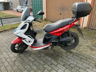 kymco super 8 2t - fahrbereit trotz sturzschäden