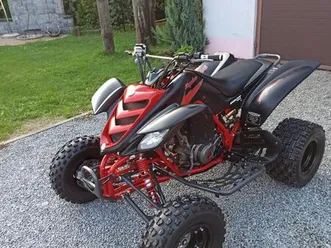 yamaha raptor 660 zabrnie