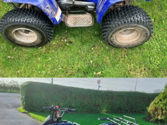 2 quad bikes. 100c and 125 cc