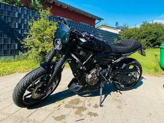 xsr 700 schwarz komplett umgebaut