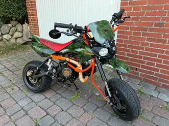 honda monkey z50a custom supermoto nice 175 ccm junker motor
