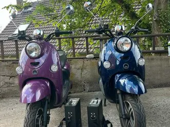 2x unu motor elektro roller scooter 3kw