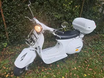 retro elektroroller futura classico 45 km/h weiß