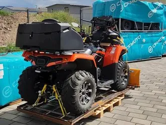 quad cf moto520l mit schneeschild box streuer und vielen mehr