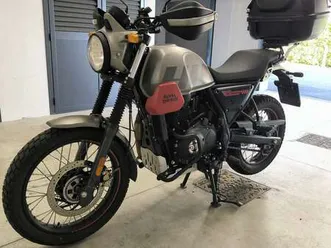 royal enfield scram 411 grigio