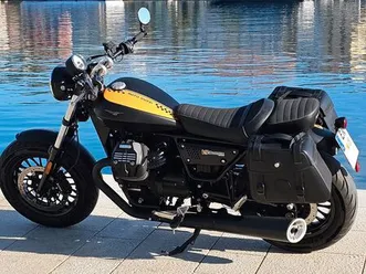 moto guzzi v9 bobber satteltaschen top-zustand