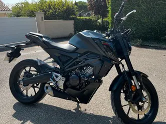 moto honda cb125 r full black 2023