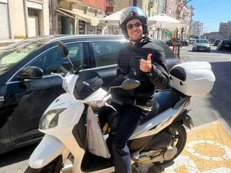 mota sym symphony 125 com pouquíssima kilometragem são vicente