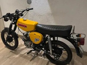 simson s51 gelb vintage moped klassiker