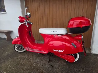 neuer tisto luna 3.0 e-roller in knallrot – top ausstattung