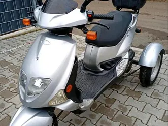 pgo tr3 50 trike dreirad scooter motoroller rückwärtsgang 45er