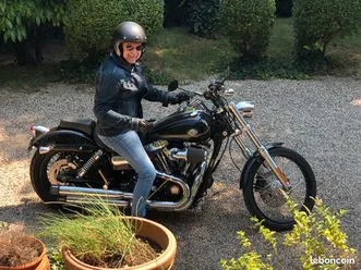 vends harley davidson dyna wide glide, 2010, 16837km