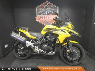 2021 21 plate benelli trk502x with 18572 miles in yellow