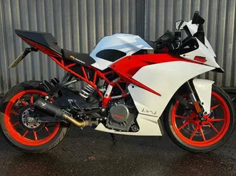 ktm rc 390 black/white 2020