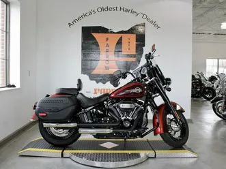 used 2019 harley-davidson softail heritage classic 107 flhc motorcycle for sale in sunbury, oh