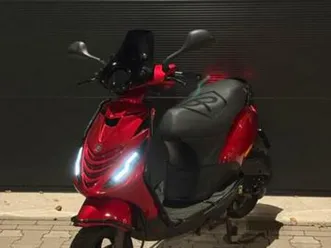 piaggio zip 50cc 2016 candy red garantie — scooters | piaggio — marktplaats