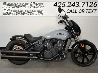 2024 indian scout rogue sixty storm gray abs - 83 miles - 999 cc v-twin