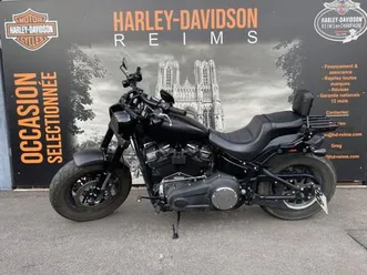 harley-davidson softail fat bob 1800 2018 1800 cm3 | moto custom | 15 563 km | noir | 51370 ormes