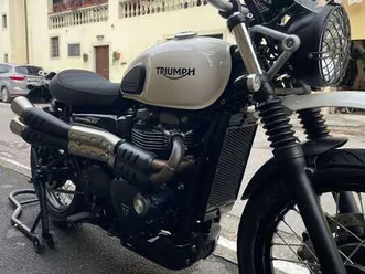 triumph street scrambler street scrambler bianco