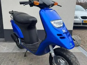 piaggio typhoon 50cc brom blauw nette staat 14133 km — scooters | piaggio — marktplaats