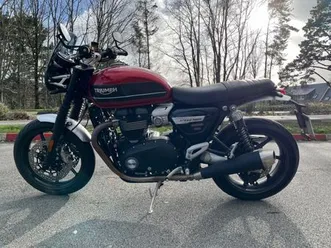triumph speed twin 1200 2019 1200 cm3 | moto roadster | 11 004 km | rouge | 56600 lanester