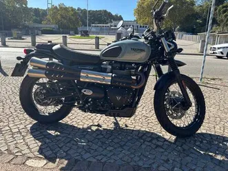 triumph street scrambler 900 muito bom estado algés, linda-a-velha e cruz quebrada-dafundo